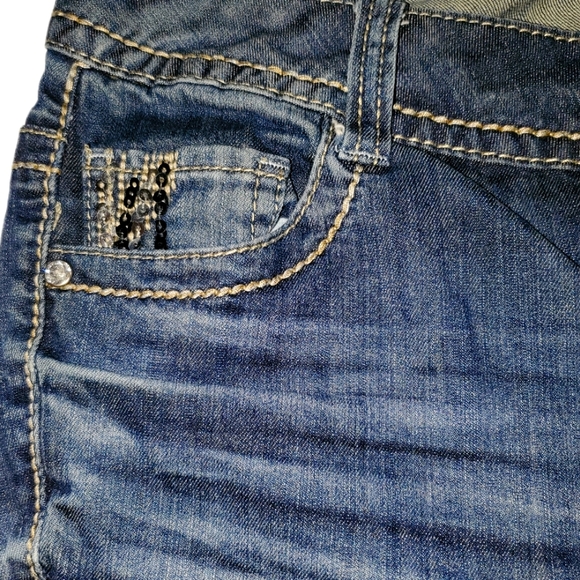 Lane Bryant Women's Englished Deconstructed Flared Jeans Size 20 - Picture 6 of 8